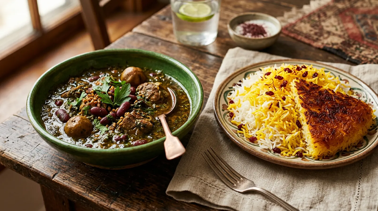طرز تهیه قورمه‌سبزی مجلسی با سبزی آماده